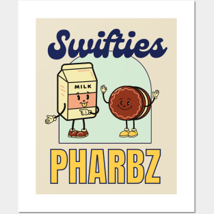 Swifites and Pharbz like cookies and milk Posters and Art